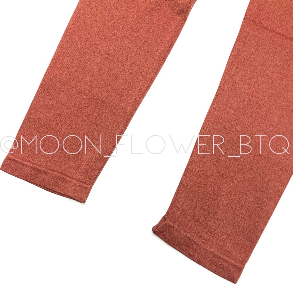 Zenana Rust Buttery Soft Tummy Control High Waist Capri - Picture 5 of 7